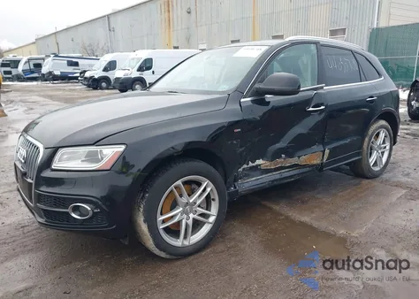 2015 Audi Q5 3.0T Premium Plus z USA, uszkodzony, nr VIN WA1DGAFP3FA011157